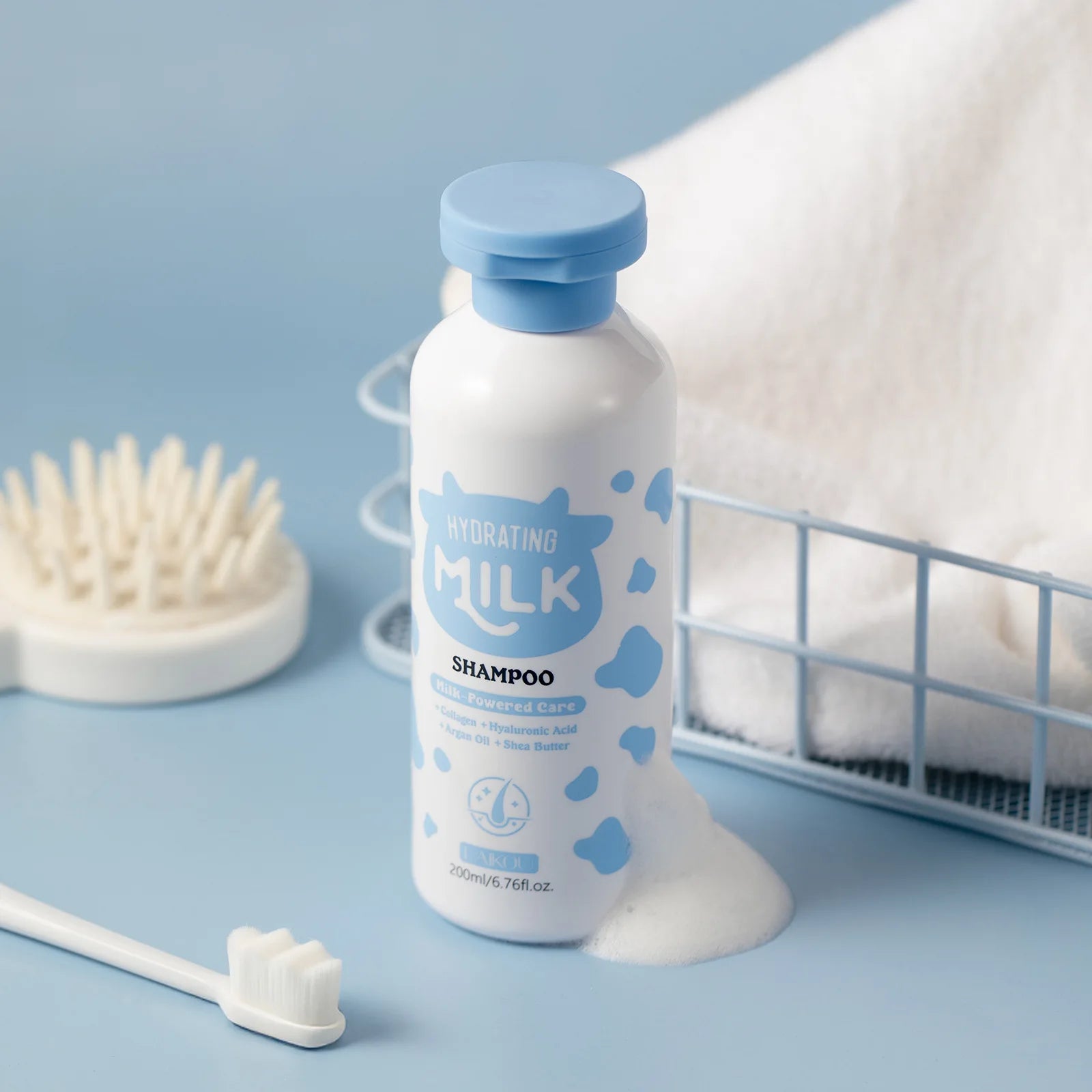 שמפו חלב | שיער רך, בריא וזוהר