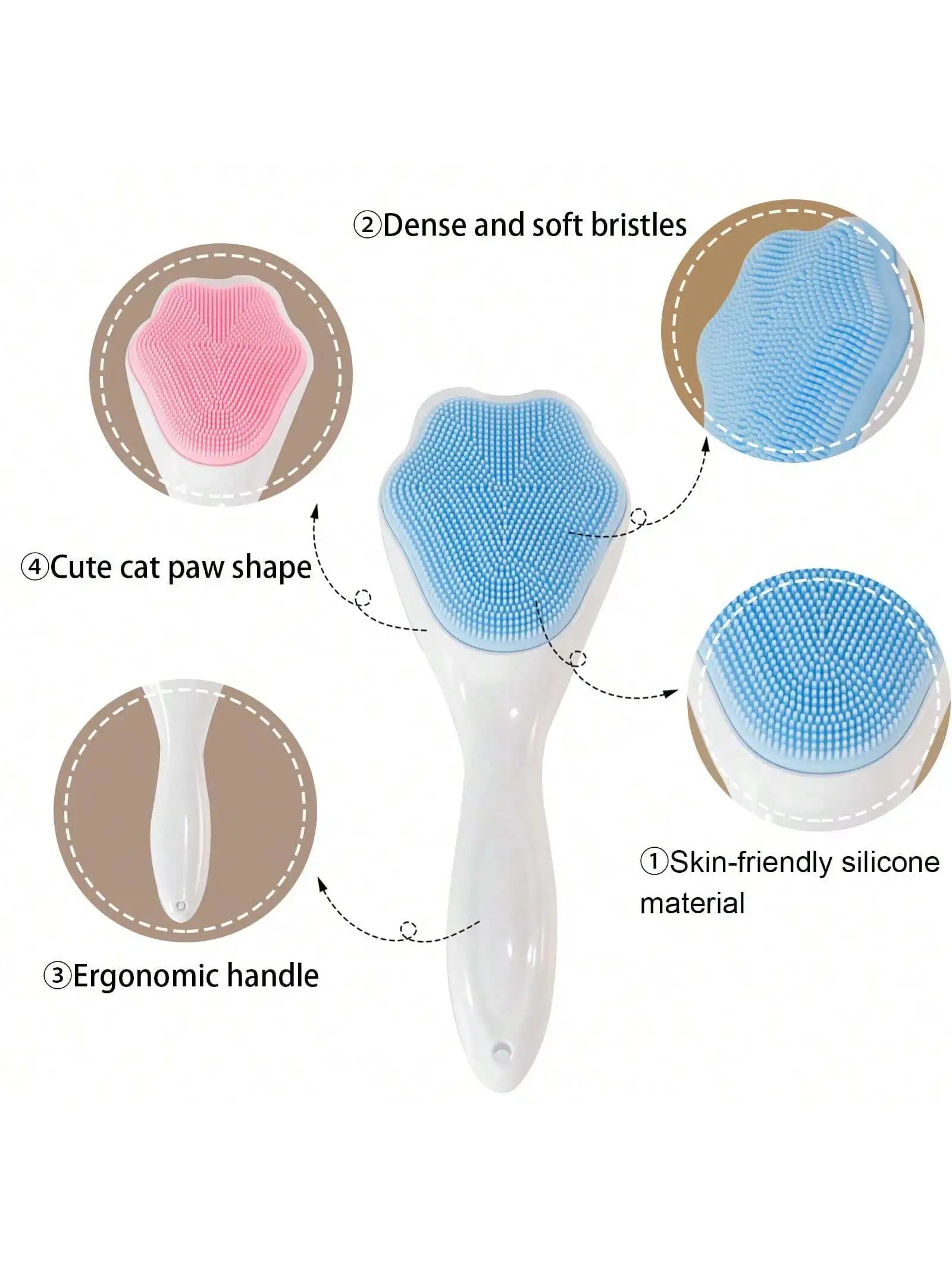 Silicone Face Scrubber 2-Pack