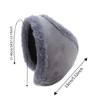 Thickened Windproof Winter Earmuffs – Soft Fleece Ear Protection for Outdoor Use
