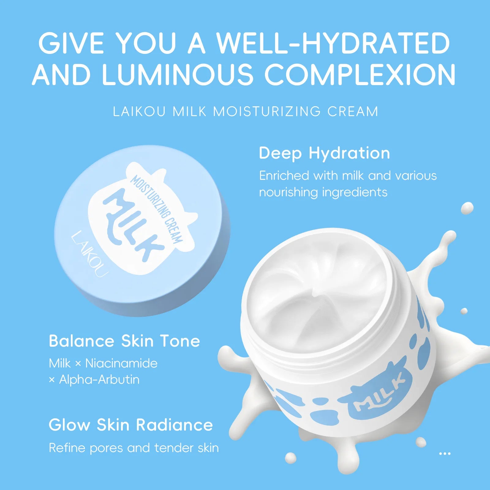 קרם חלב לפנים