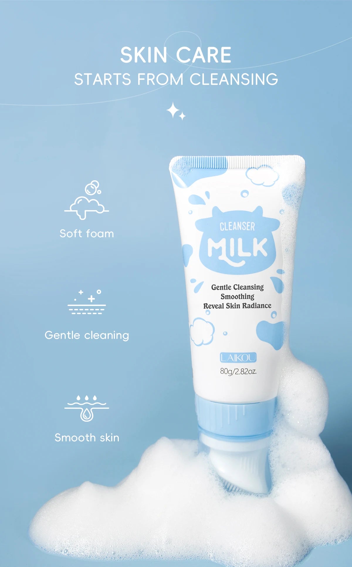 Milk Facial Cleansing Foam