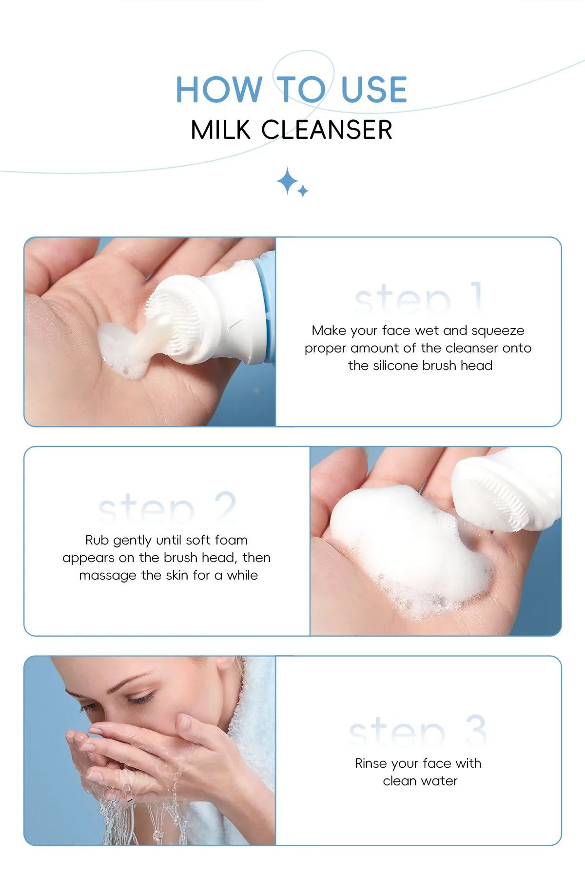 Milk Facial Cleansing Foam