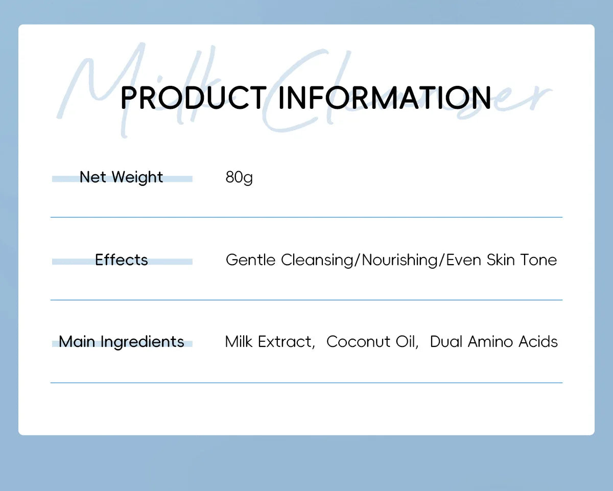 Milk Facial Cleansing Foam